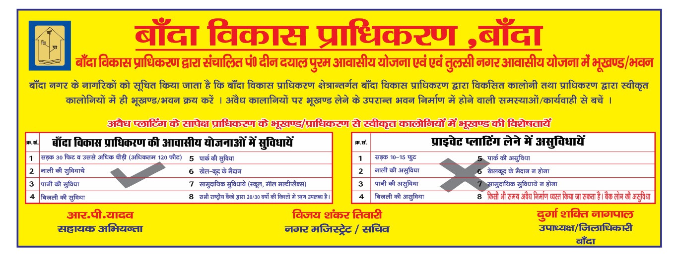 Banda Development Authority Notice